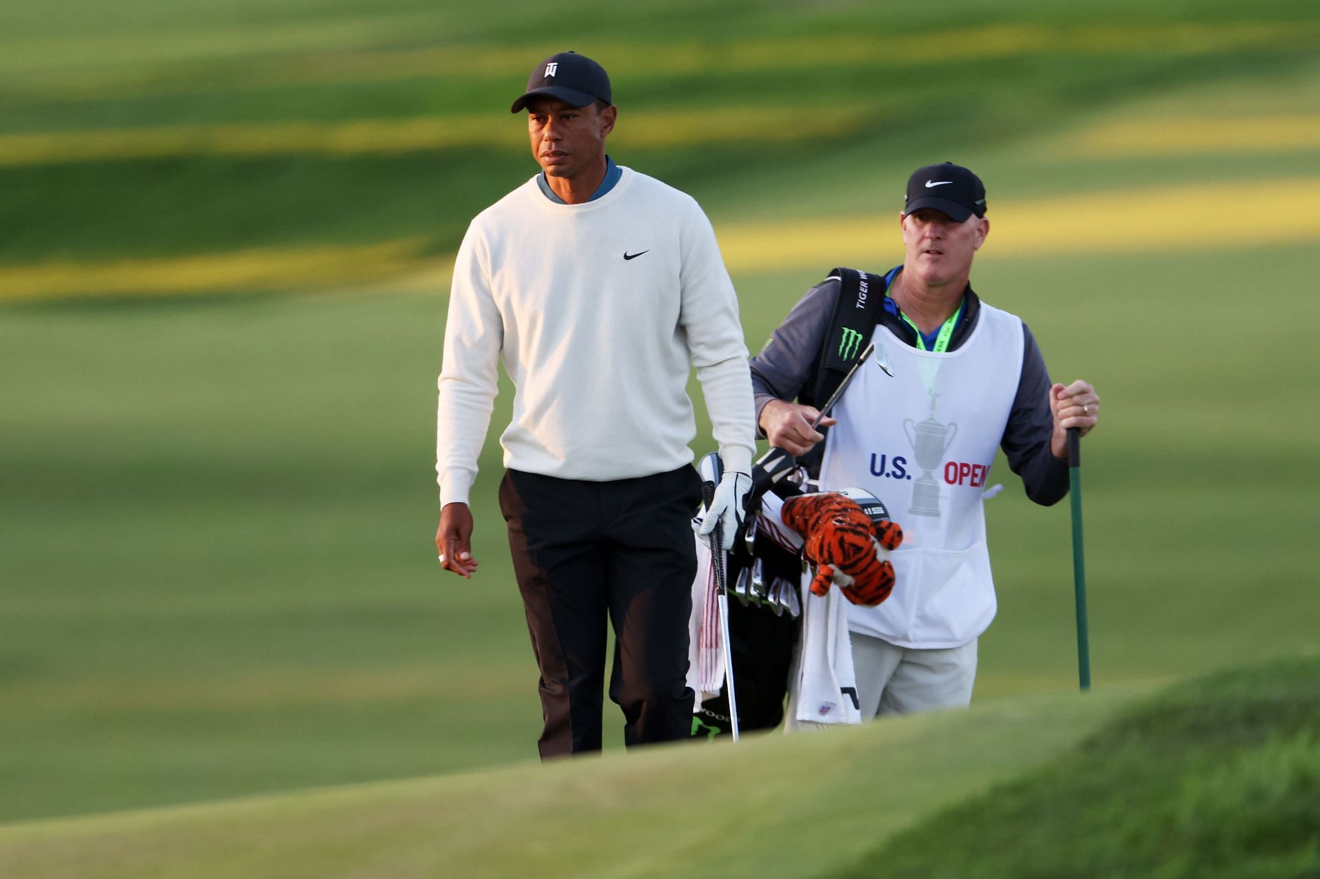 Tiger Woods during Round 2 of the 2020 U.S. Open at the Winged Foot Golf Club in New York.