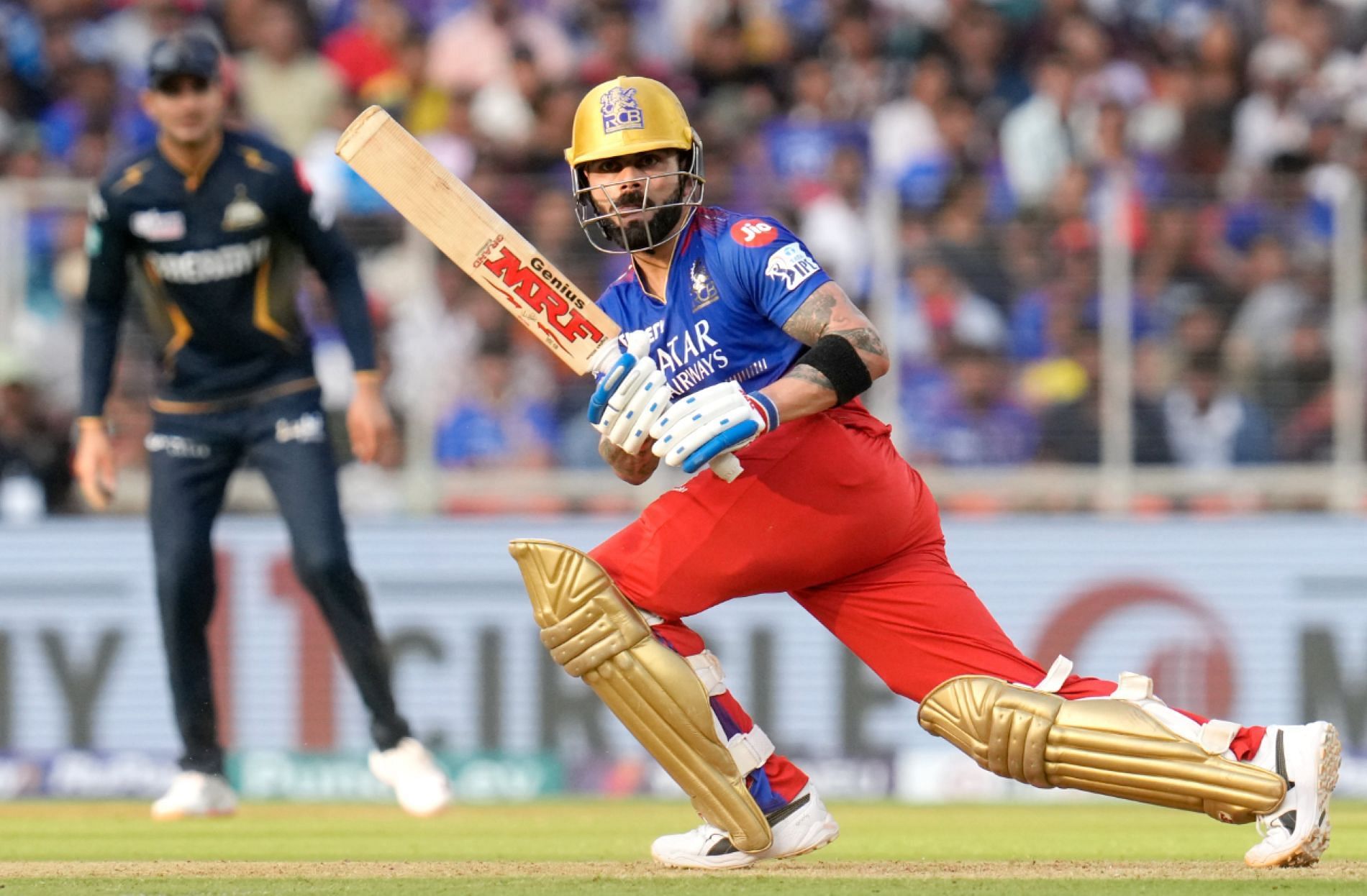 Kohli has been in scintillating form in the ongoing IPL [Credit: IPL Twitter handle]