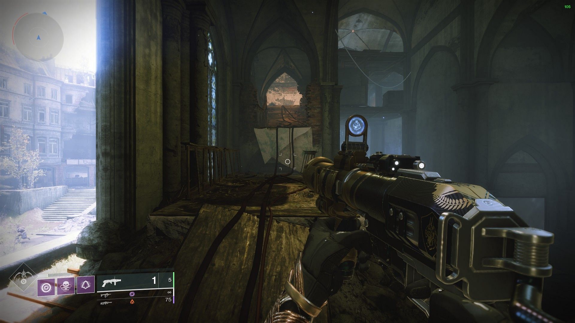 Path to Devrim in the Church (Image via Bungie)