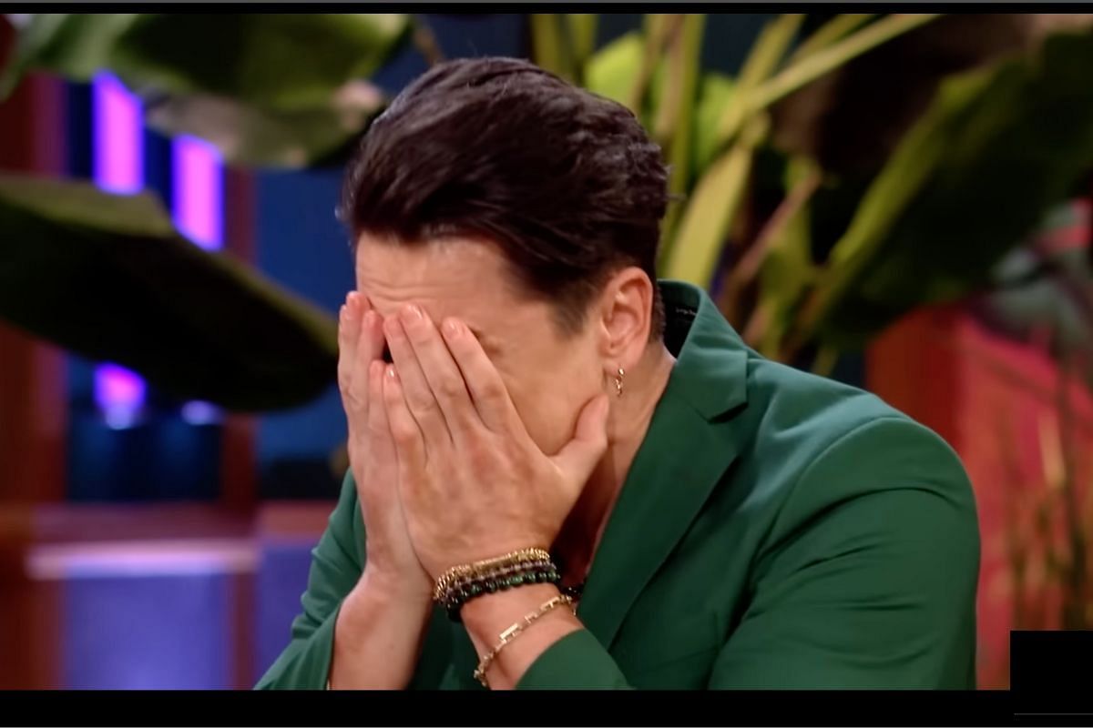 Tom Sandoval sobbing at Vanderpump Rules reunion (Image via Youtube/@Bravo)