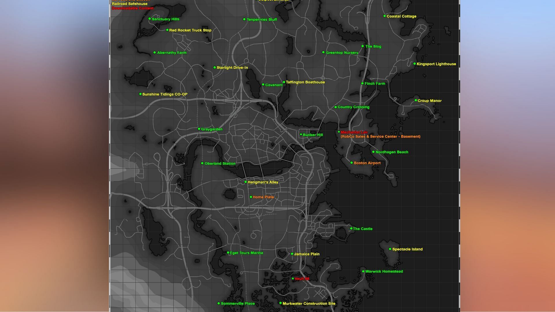 Exploring the map can be one of the best ways to gain XP. (Image via Bethesda Game Studios)