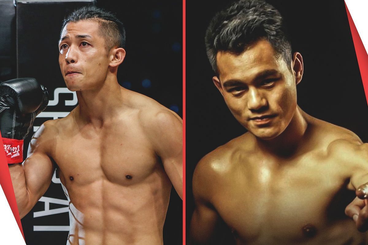 Hiroki Akimoto (Left) faces Wei Rui (Right) at ONE Fight Night 22