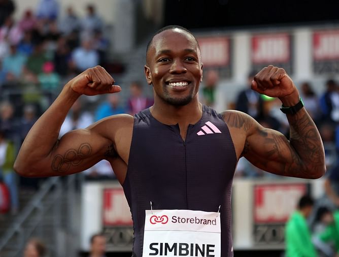 "Akani Simbine is having the time of his track life"- Fans react to the South African dominating Oslo Diamond League & continuing unbeaten 100m spree