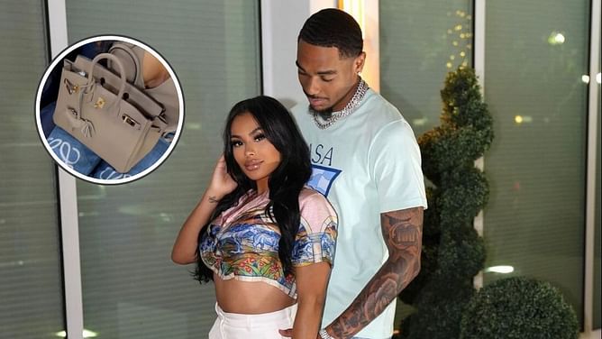 P.J. Washington's wife Alisah Chanel rocks $33,000 Hermes Bag at Mavericks-Timberwolves Game 5 appearance