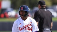 Joshua Kuroda-Grauer is hitting .438 and has 22 stolen bases this season for Rutgers.