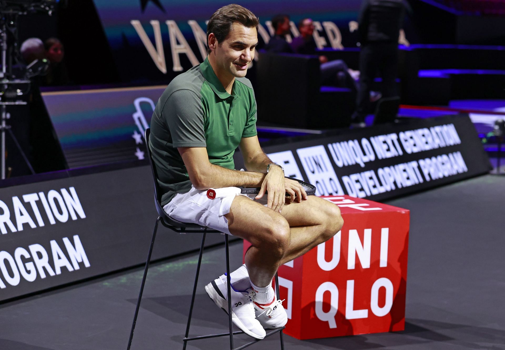 Roger Federer at the 2023 Laver Cup