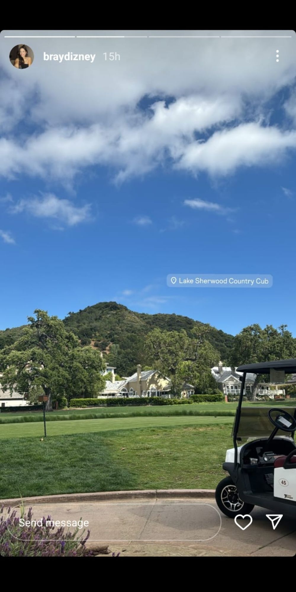 The scenic Lake Sherwood Country Club.