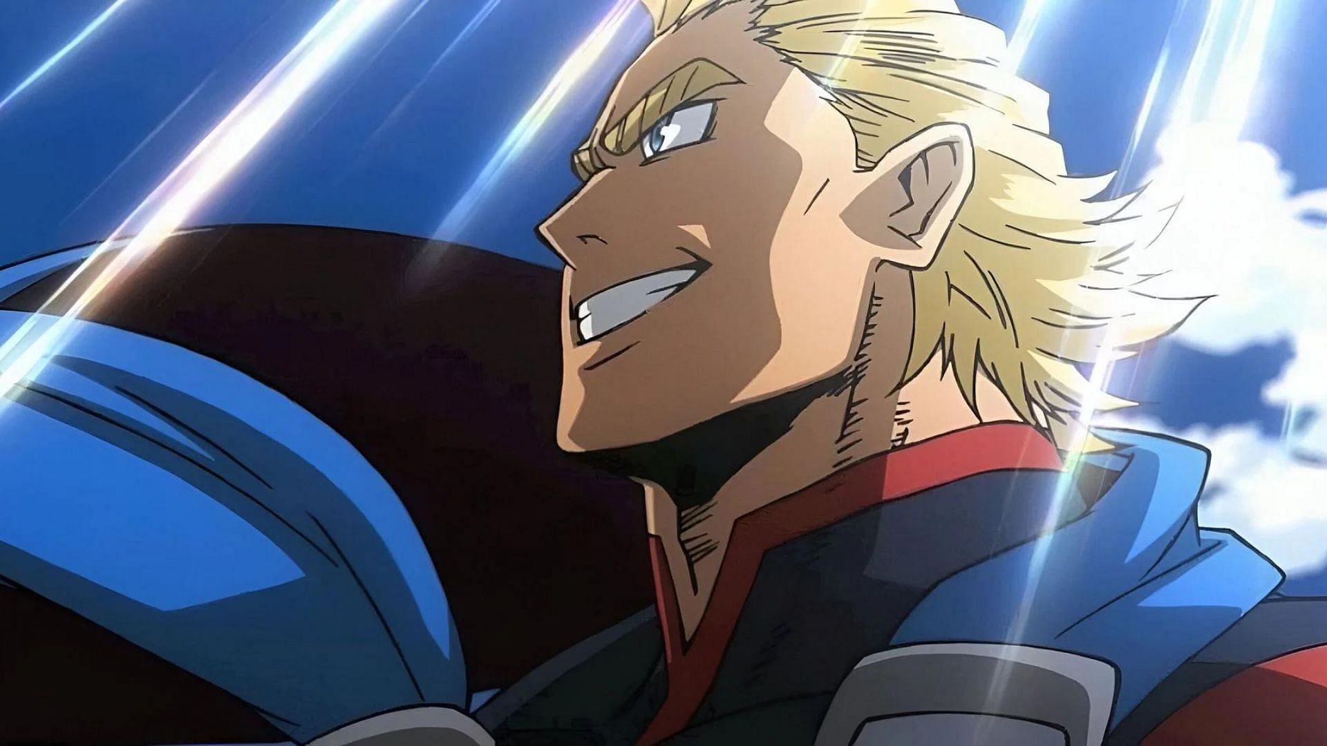 All Might as shown in the anime (Image via Studio Bones)