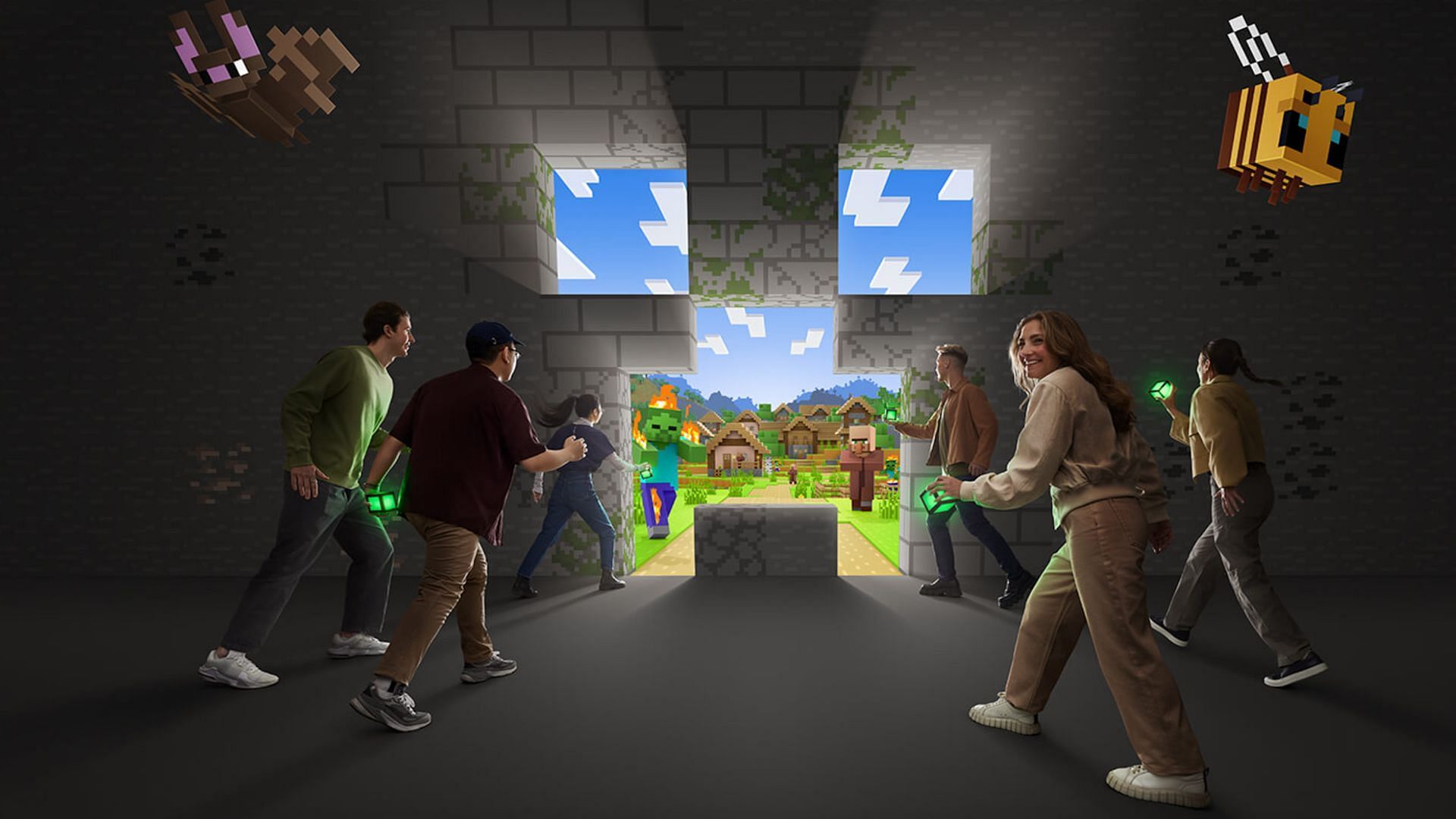 Minecraft Experience: Villager Rescue is a fascinating upcoming AR experience (Image via Mojang)