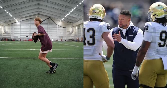 “Notre Dame at 5 is crazy” — Lane Kiffin’s son Knox Kiffin takes subtle dig at Marcus Freeman’s crew for post-spring Top 25 rankings
