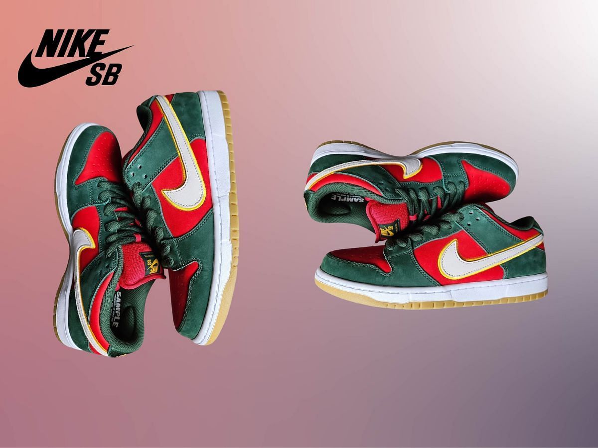 Nike SB Dunk Low PRM &ldquo;Seattle Supersonics&rdquo; sneakers: Features Explored