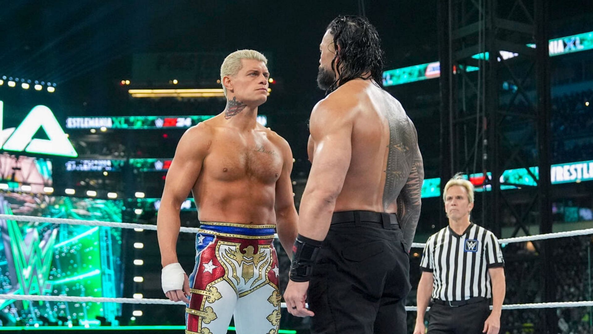 Cody Rhodes vs Roman Reigns at WWE WrestleMania XL