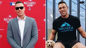 PHOTO: Aaron Judge melts hearts with playful wink as Yankees captain arrives at clubhouse in style