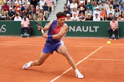 Ben Shelton at the 2024 French Open