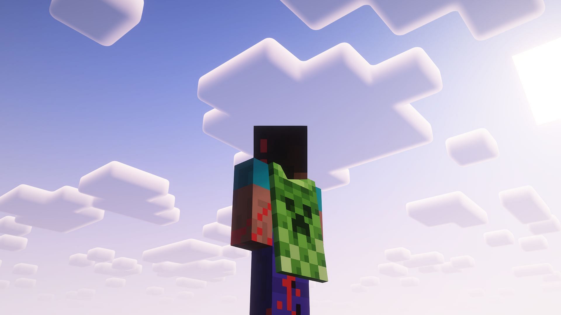 New Minecraft Creeper cape might be the best free cape (Image via Mojang Studios)