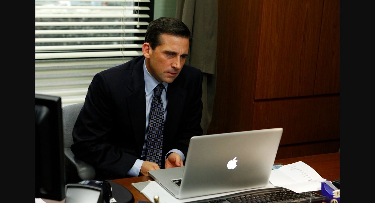 Steve Carell as Michael Scott (Image via NBC)