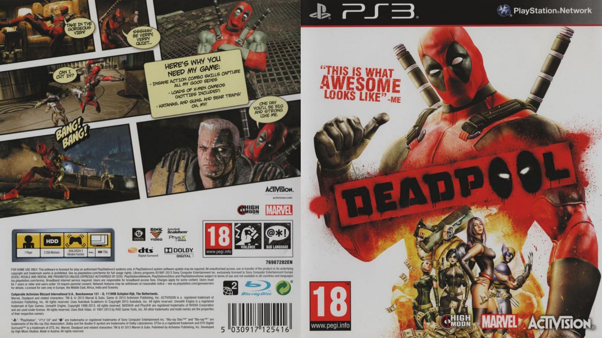 Deadpool was removed from online storefronts after the license expired (Image via Activision)