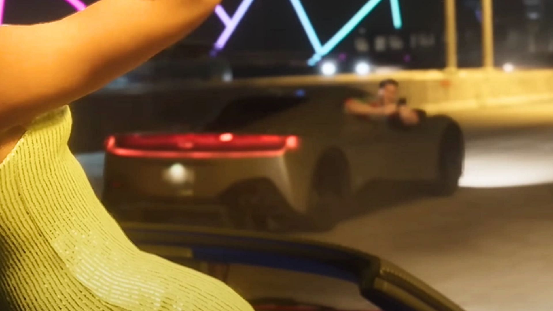 The Grotti Furia as seen in the first Grand Theft Auto 6 trailer (Image via Rockstar Games)