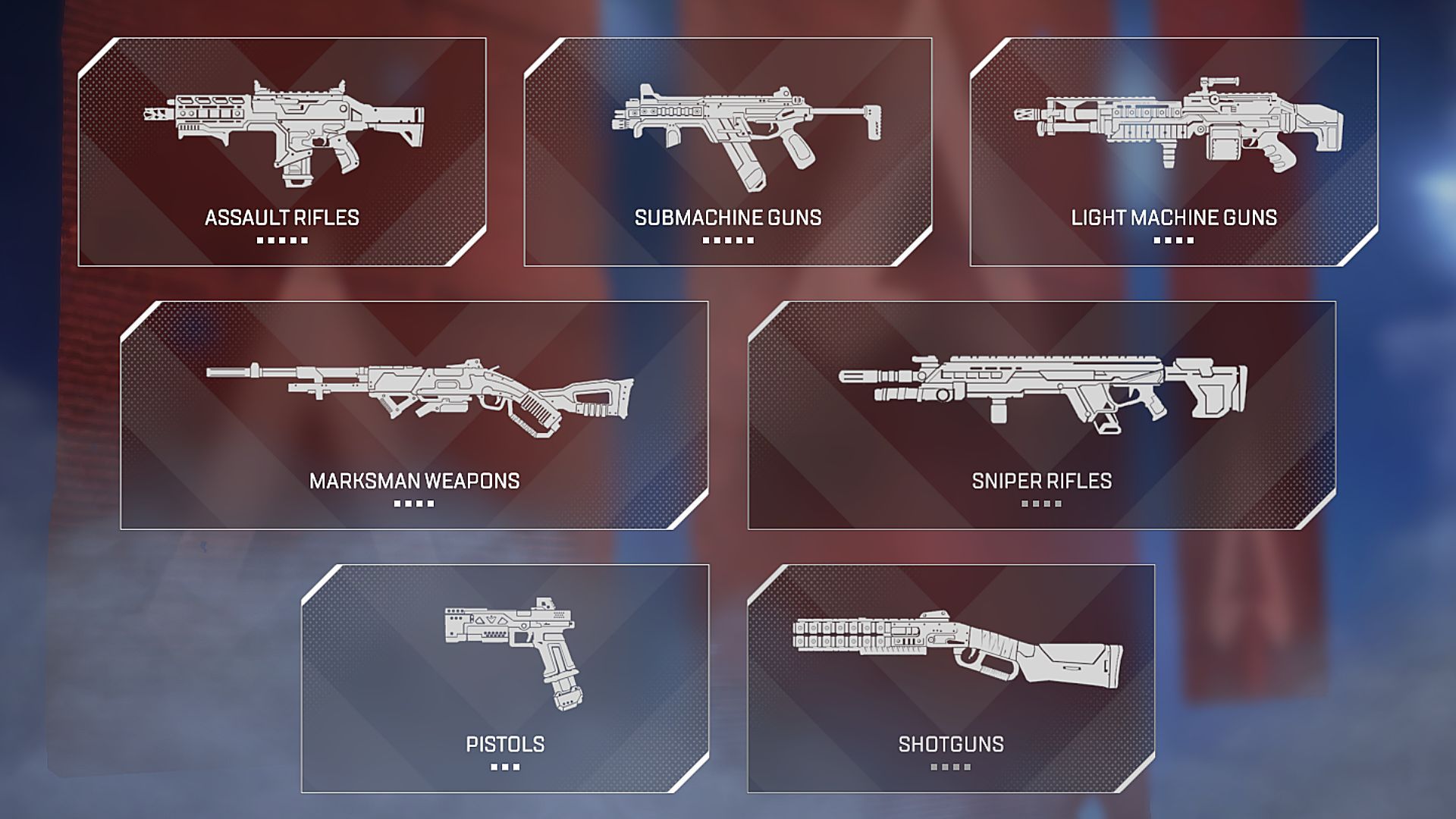 Weapons Tab (Image via Respawn Entertainment)