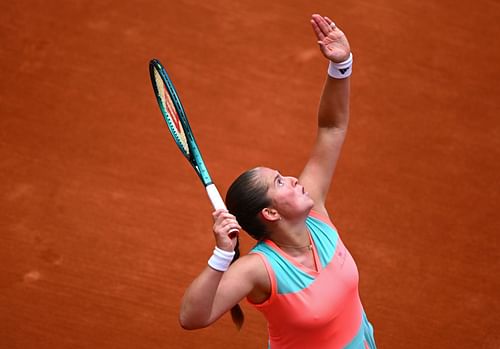 Ostapenko at the 2024 French Open - Day 1