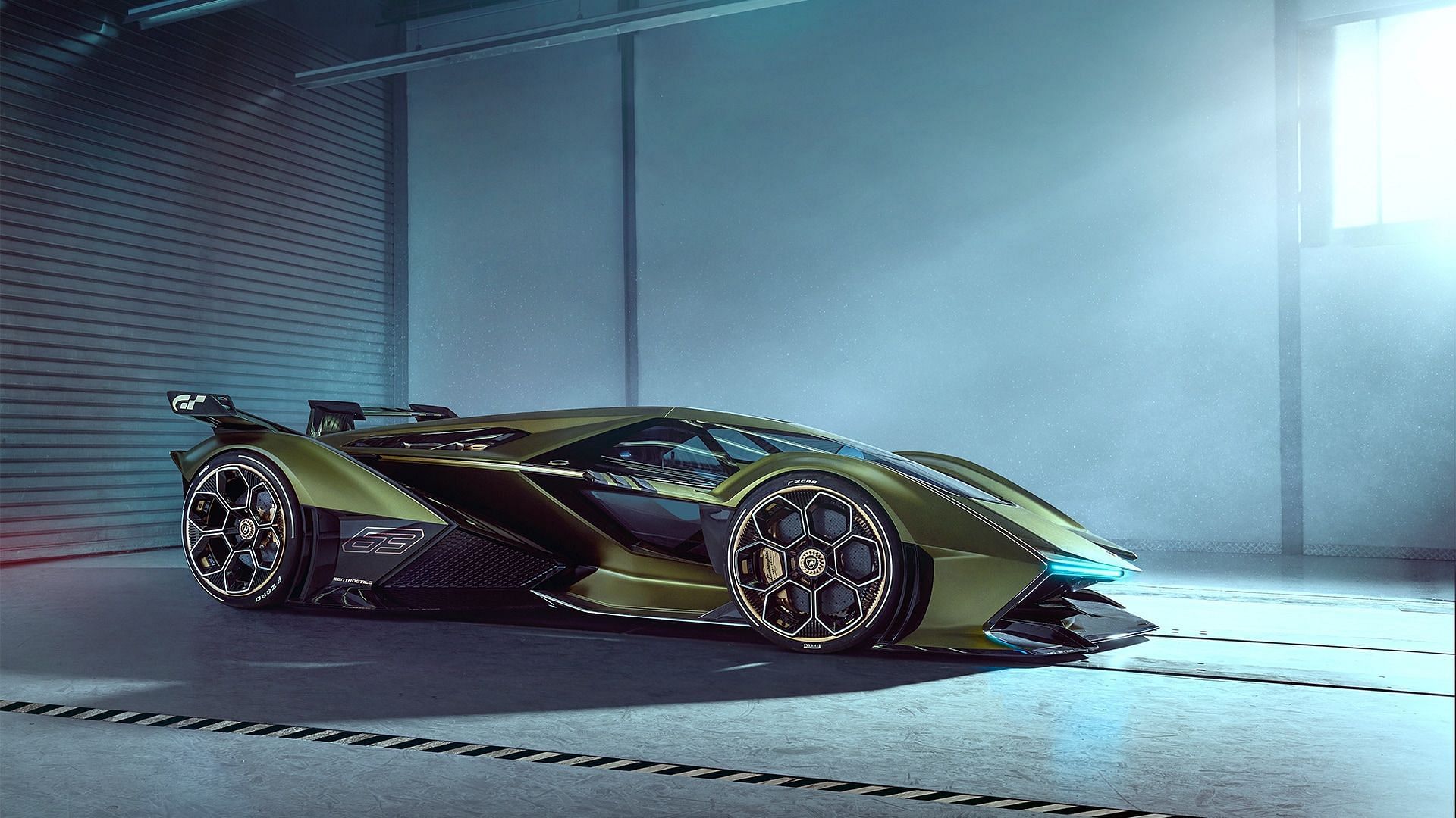 The V12 Vision GT is a concept car (Image via lamborghini.com)