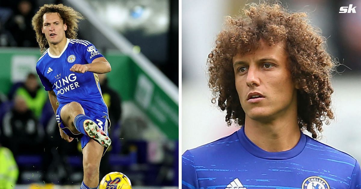 Wout Faes (left) and David Luiz