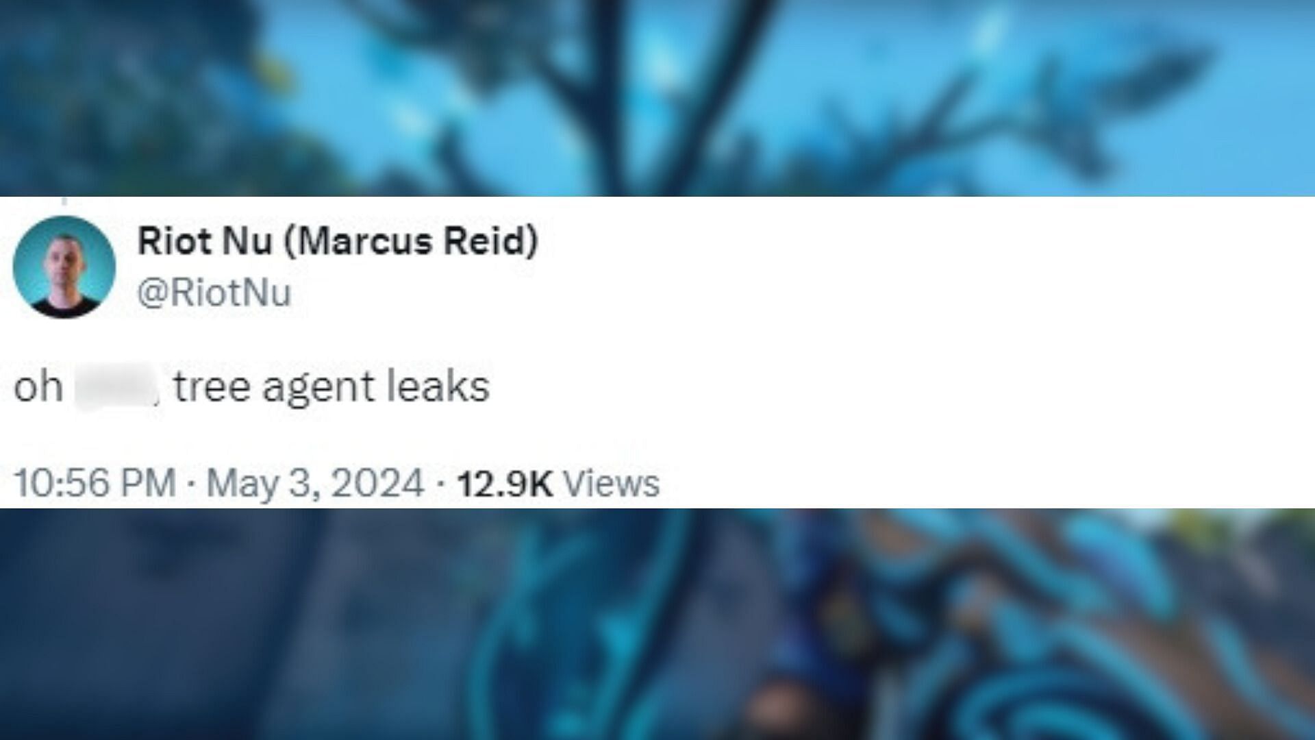 Valorant Tech Lead has hilarious &quot;tree agent&quot; comment (Image via X/@RiotNu)