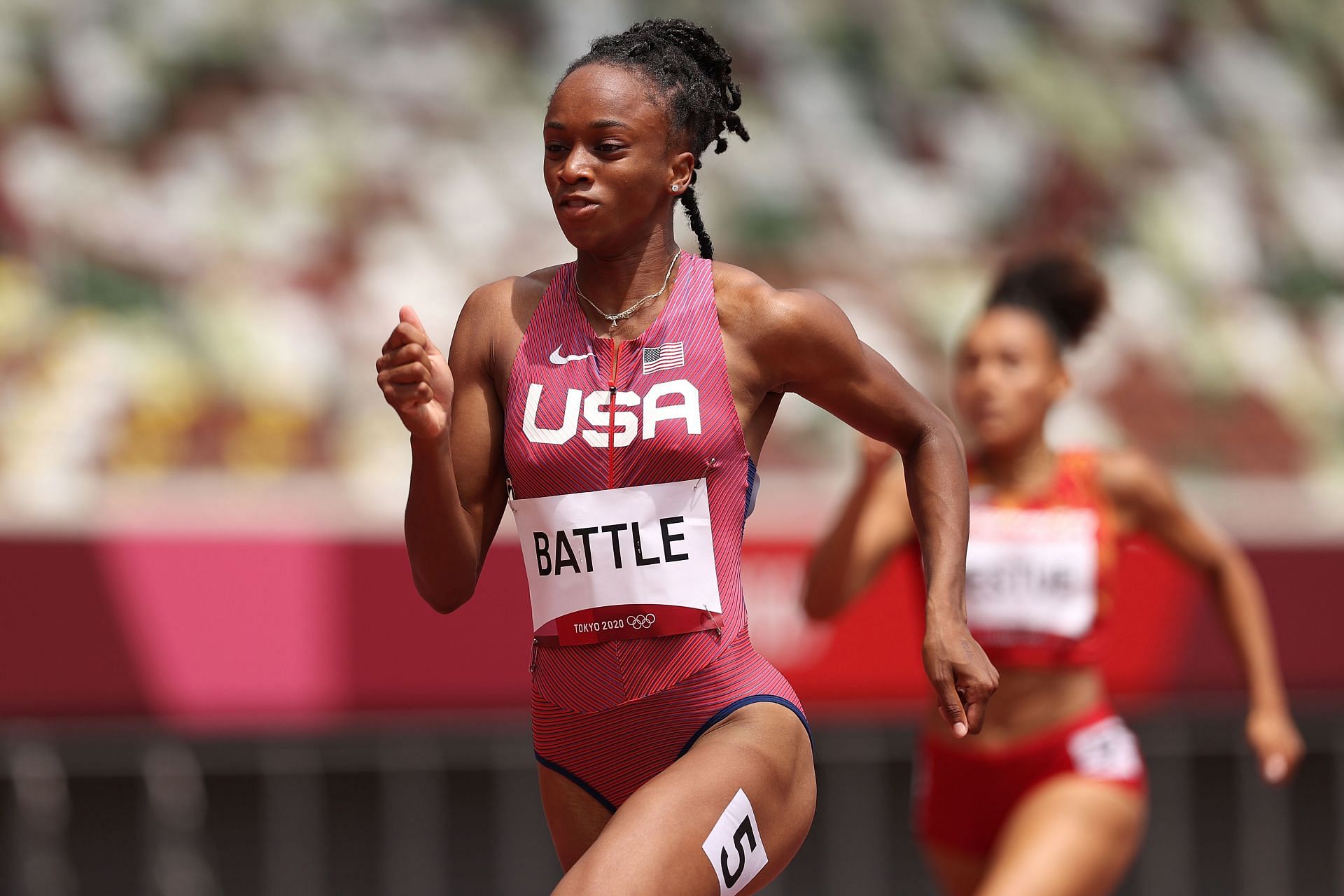 Anavia Battle will feature in the Women&#039;s 200m event at Stockholm (photo: Getty)