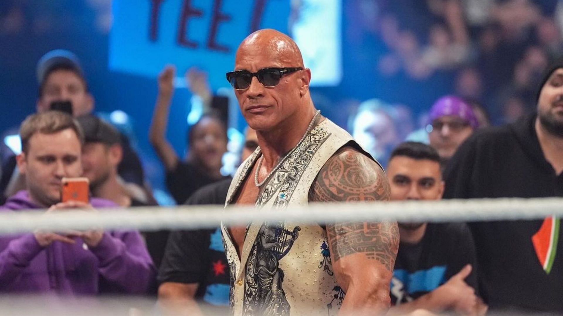 WWE legend and TKO board member The Rock