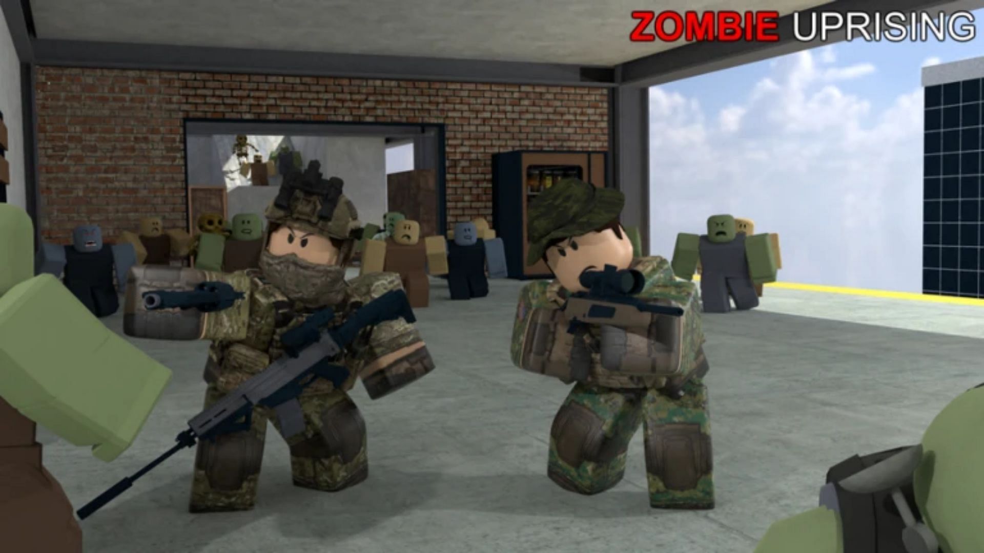 Official Zombie Uprising cover (Image via Roblox)