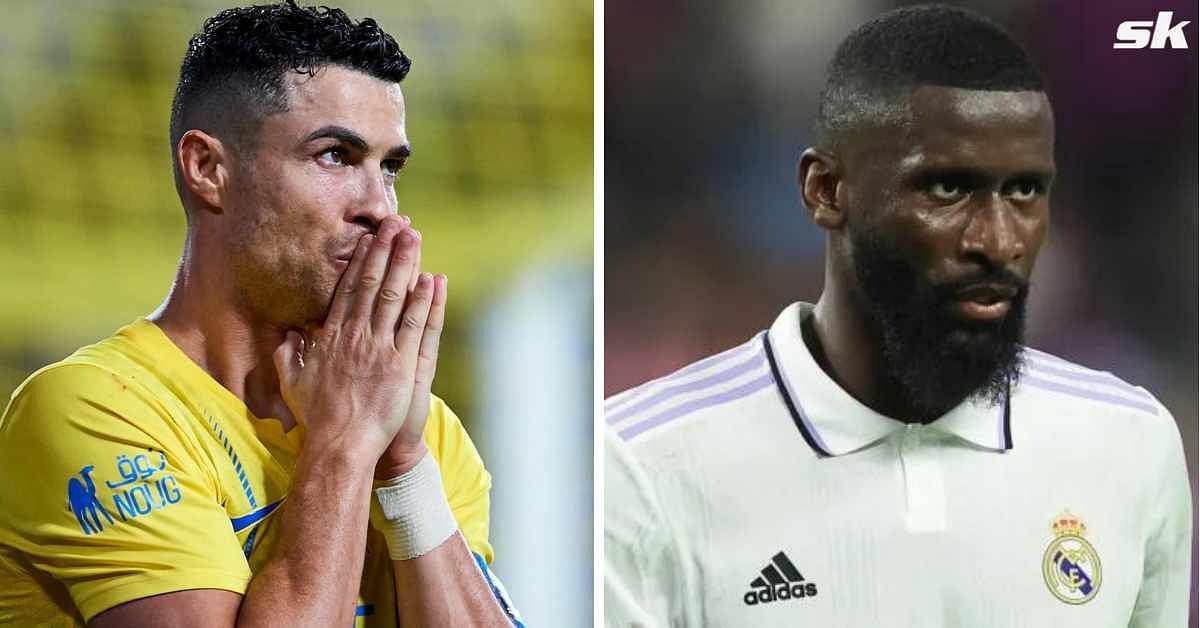 Antonio Rudiger (right) named Cristiano Ronaldo (left) as the top Real Madrid player