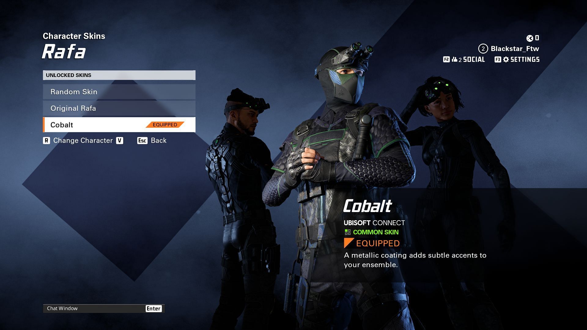 Cobalt Ubisoft Connect skin in XDefiant (Image via Ubisoft)