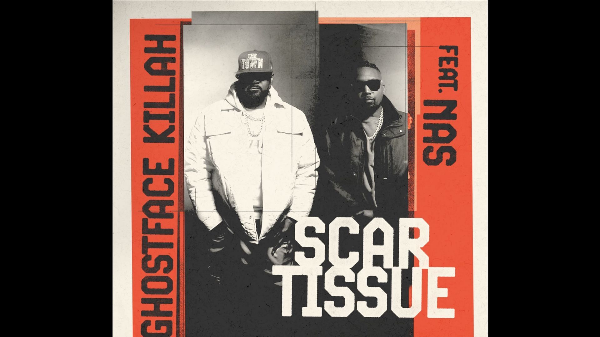 The official single cover for Ghostface Killah&#039;s lead single &#039;Scar Tissue (Feat. Nas)&#039; for his upcoming album &#039;Set the Tone&#039; (Image via YouTube/@theghostfacekillah)