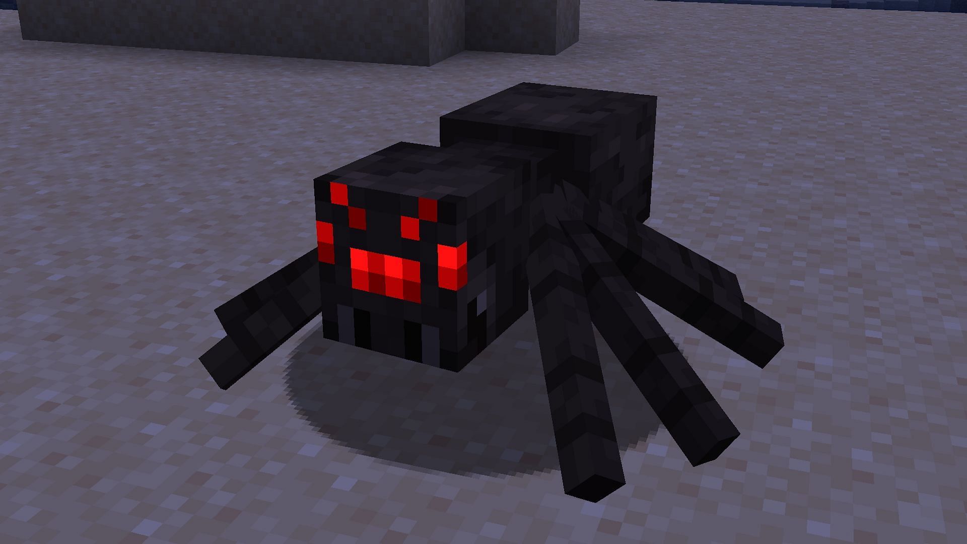 This behavior makes spiders one of the most complex anger-able mobs (Image via Mojang)