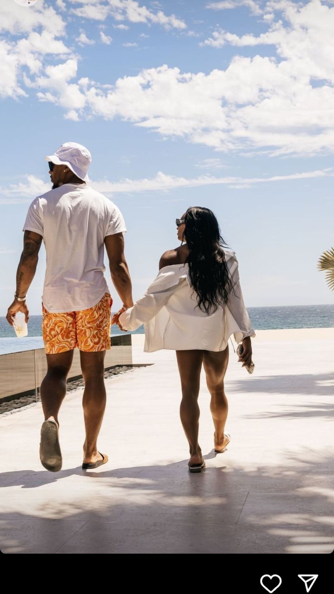 Simone Biles and Jonathan Owens in Cabo 3