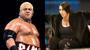 Rikishi reacts to female star doing the stinkface; it's not Rhea Ripley