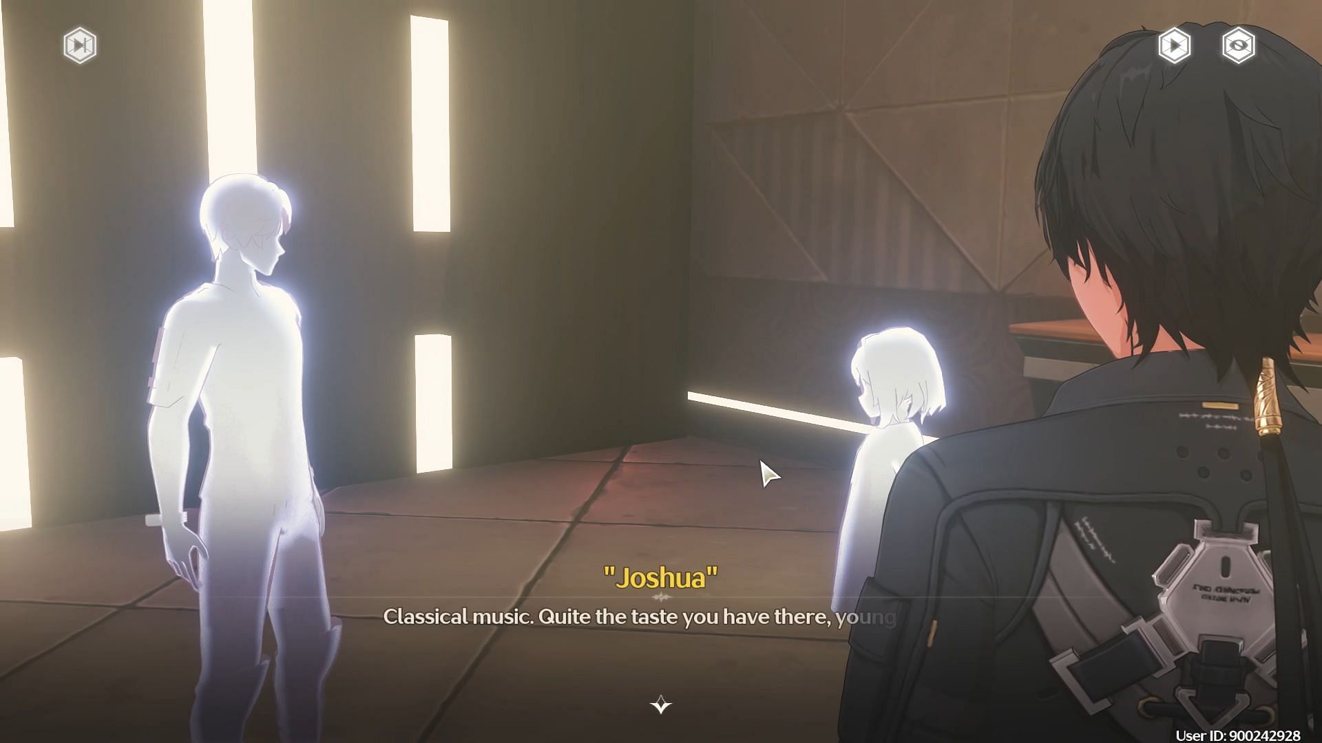 Joshua and Siran&#039;s spirits talking to each other (Image via Kuro Games)