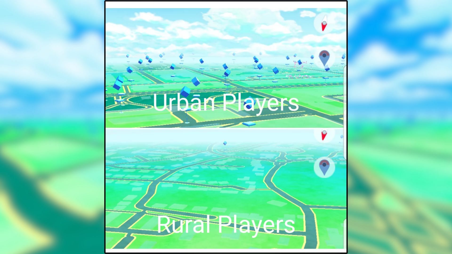 The inconsistent options in Rural areas have been an increasingly frustrating complaint amongst niche players. (Image via Reddit || The Pokemon Company)