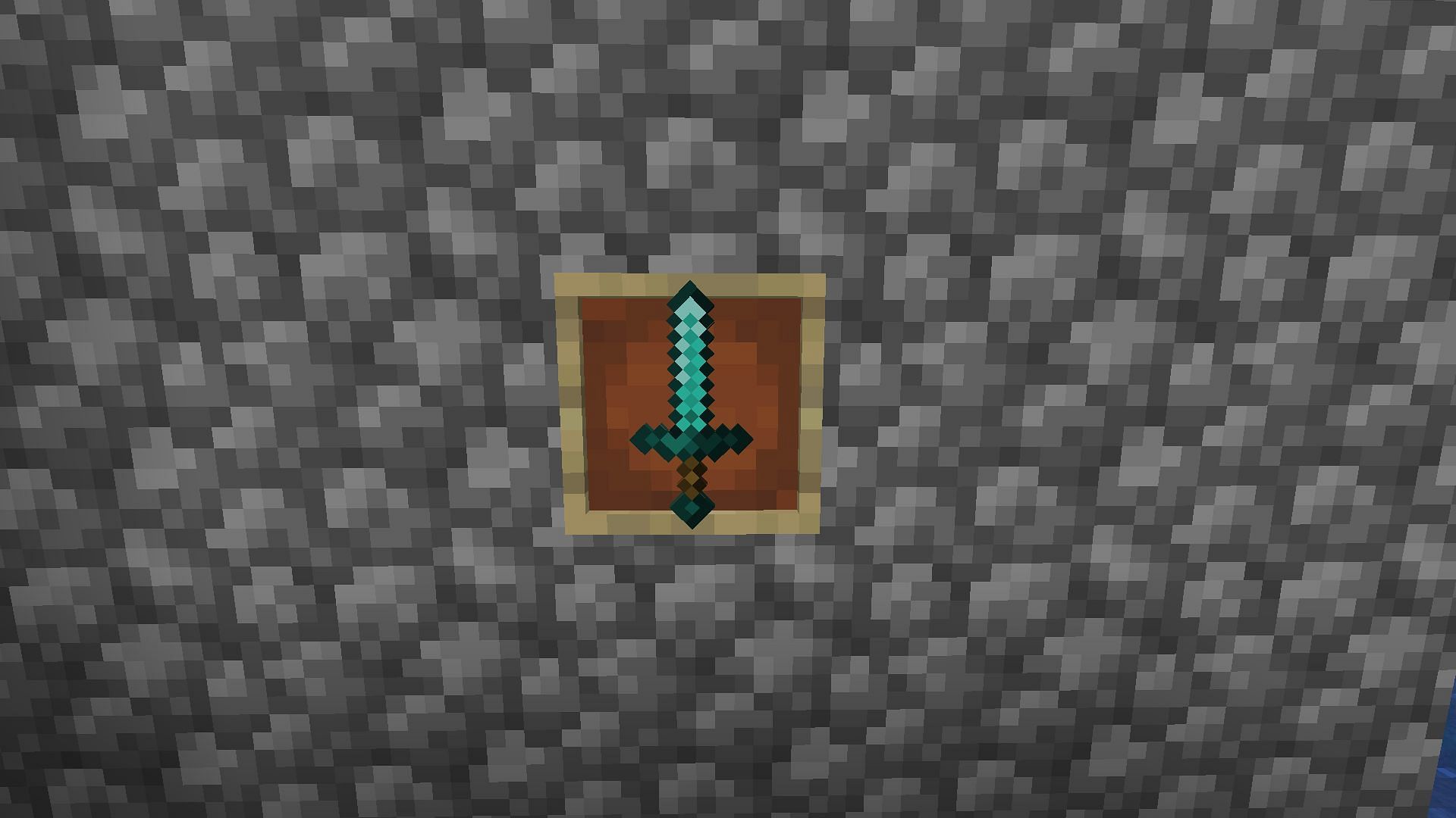 Blocks and items placed in item frames can be rotated in Minecraft (Image via Mojang)