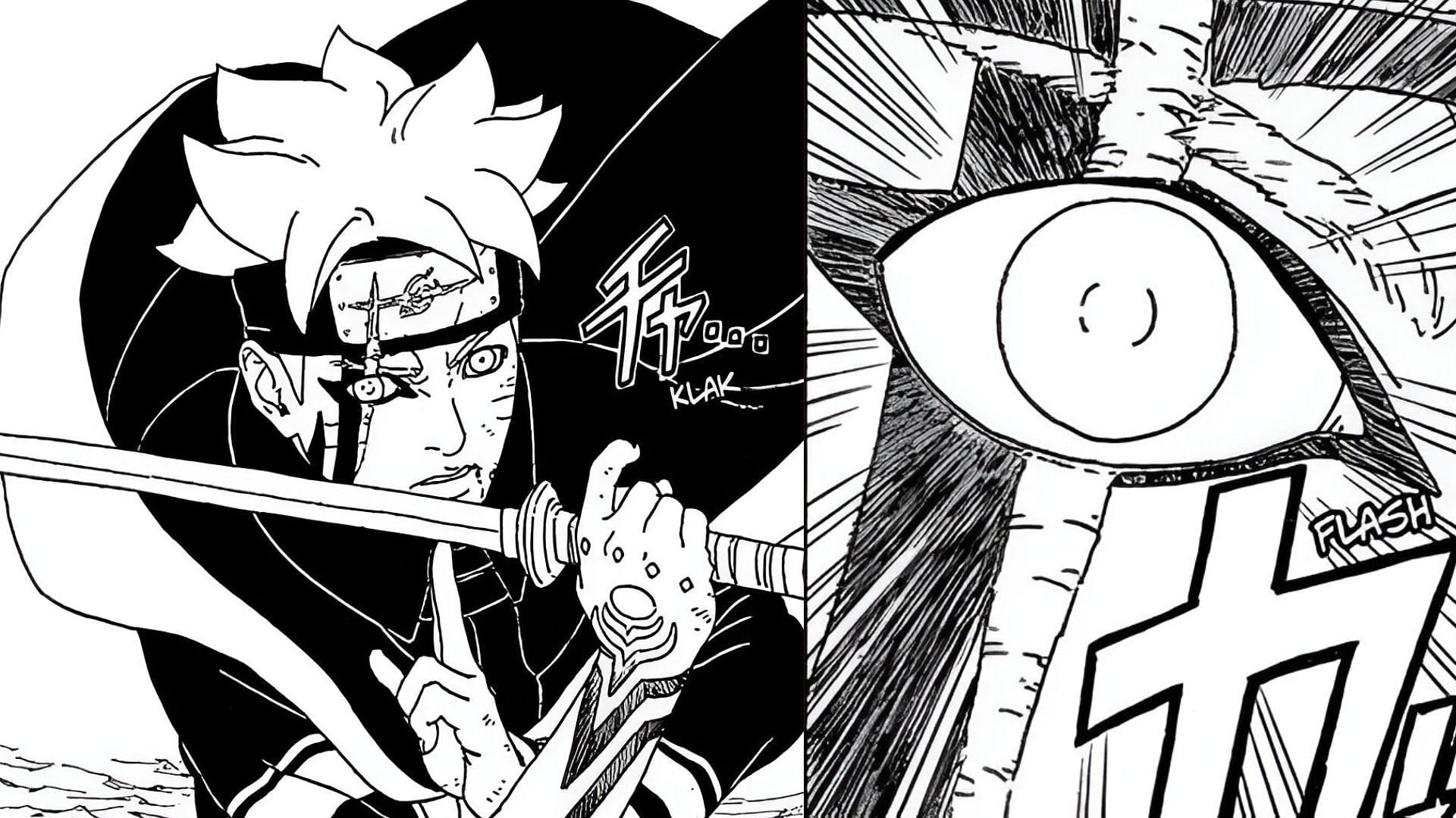 Boruto using the Jougan in Boruto: Naruto Next Generations manga (Image via Studio Pierrot)