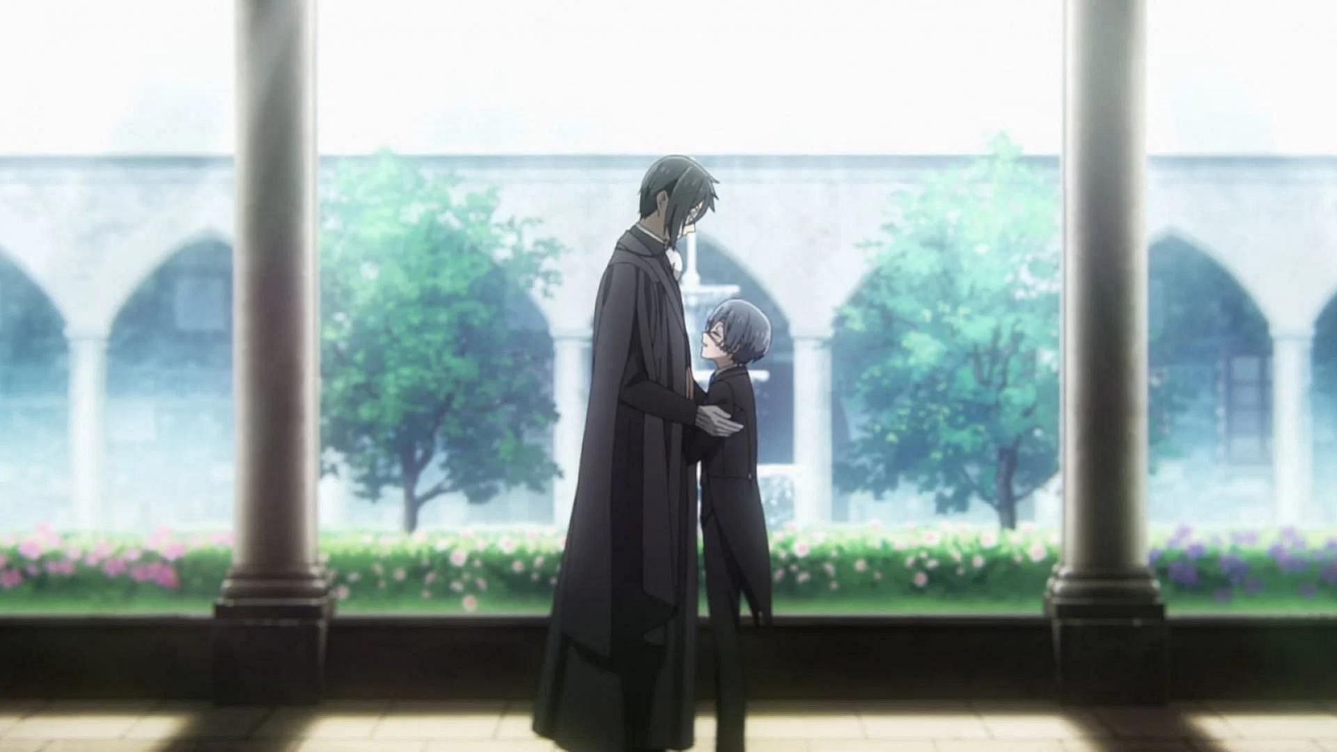 Ciel Phantomhive and Sebastian as shown in the anime (Image vai Studio CloverWorks)