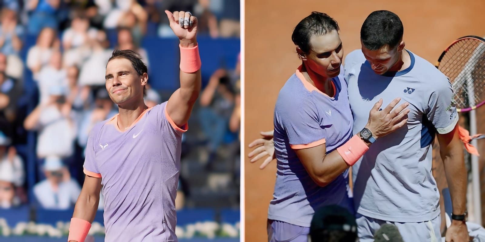 Hubert Hurkacz praises Rafael Nadal