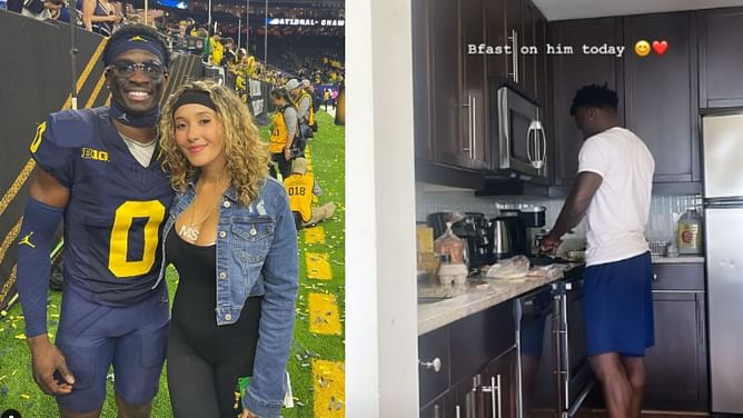Mike Sainristil's girlfriend Seliana Carvalho shares adorable sneak peek into Commanders CB's daily life