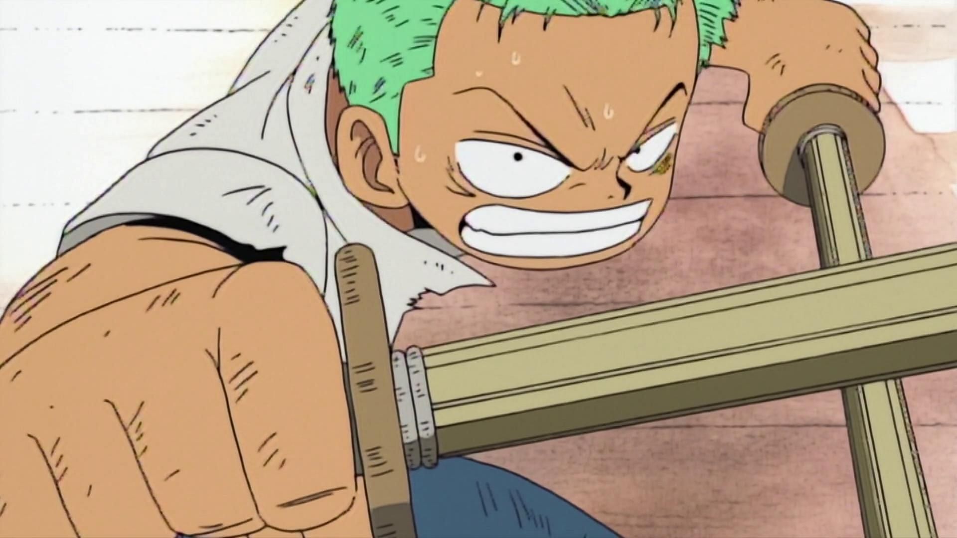 Roronoa Zoro as a child (Image via Toei Animation)