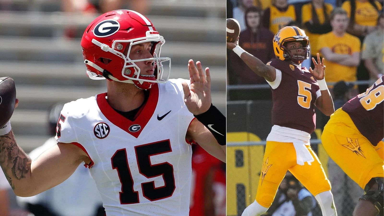 Georgia has two top QBs in Carson Beck and Jaden Rashada.