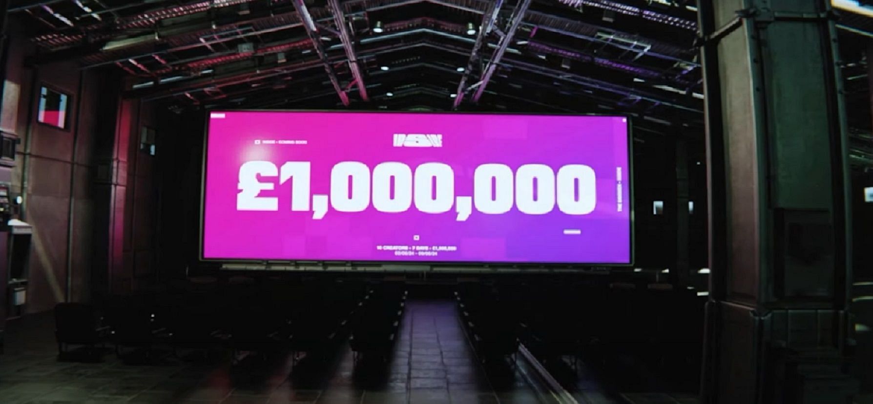 Inside to have a whopping &pound;1,000,000 prize fund (Image via YouTube)