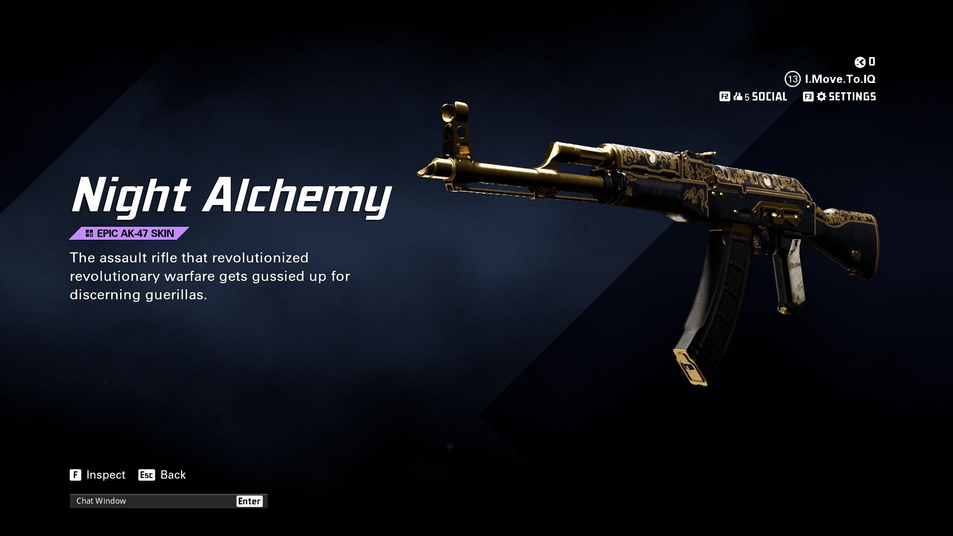 The AK-47 skin from the Night Alchemy bundle in XDefiant (Image via Ubisoft)