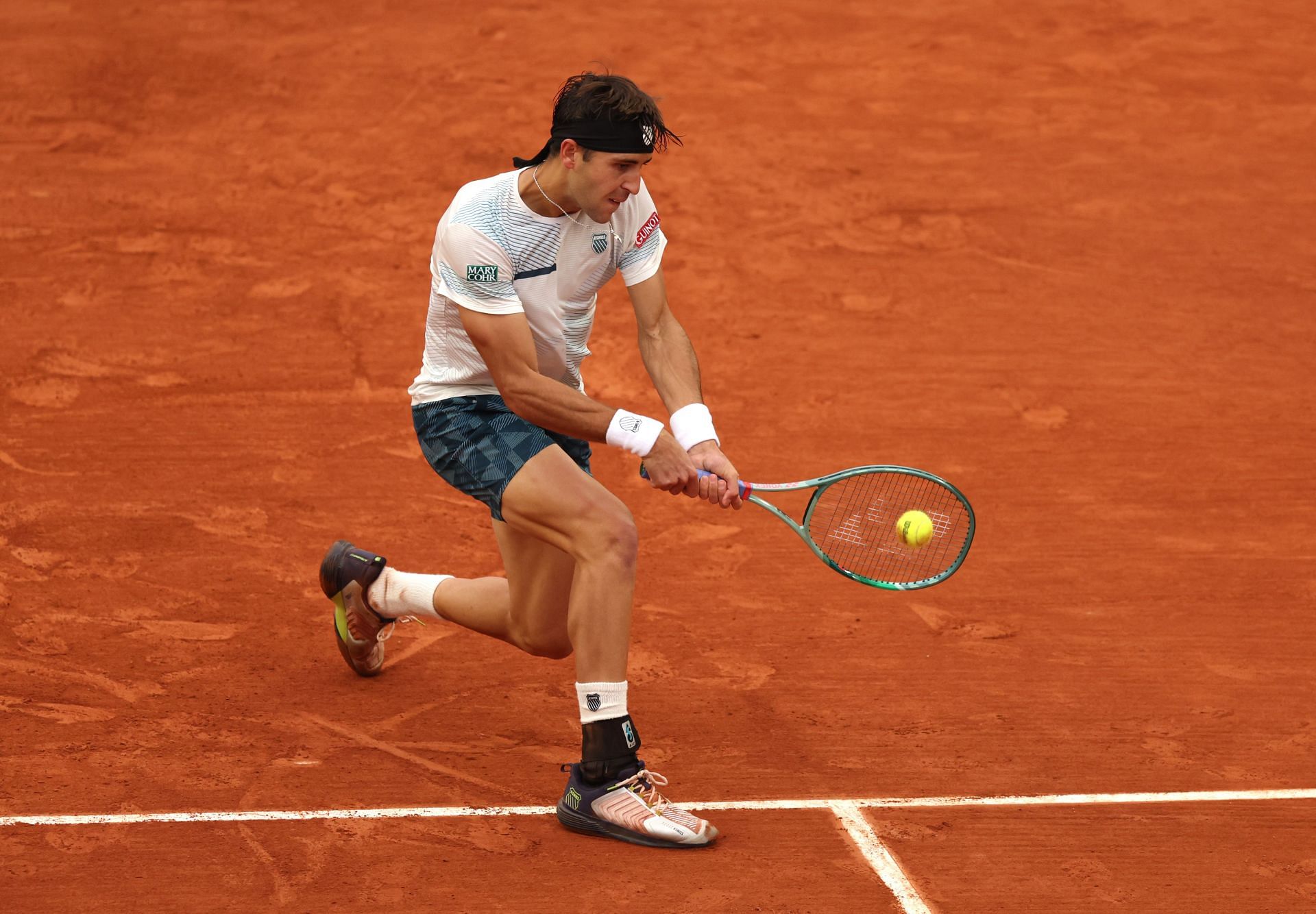 Tomas Martin Etcheverry at the 2024 French Open. (Photo: Getty)