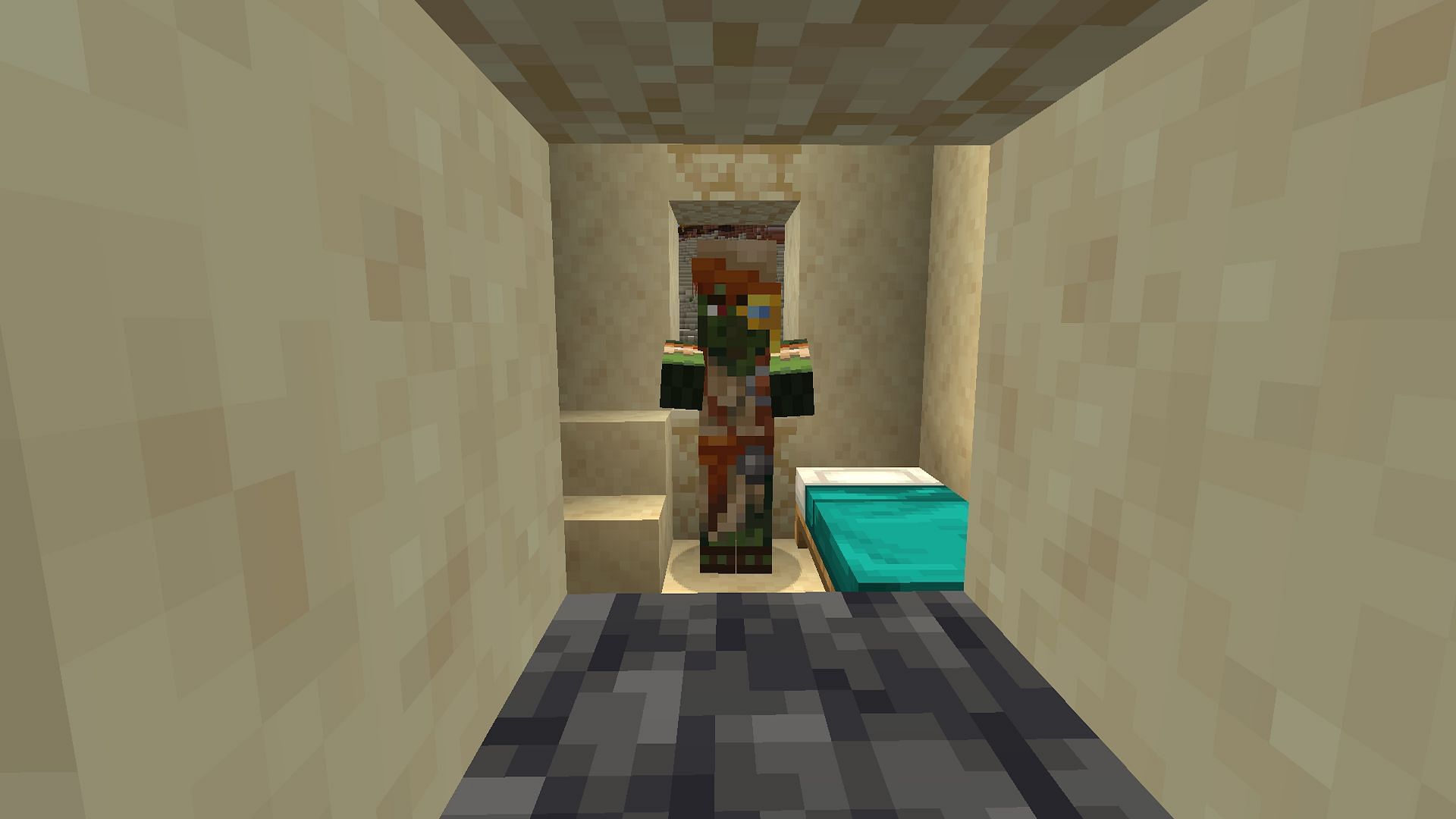 Zombie villagers will no longer crash older worlds when attempting to update (Image via Mojang)