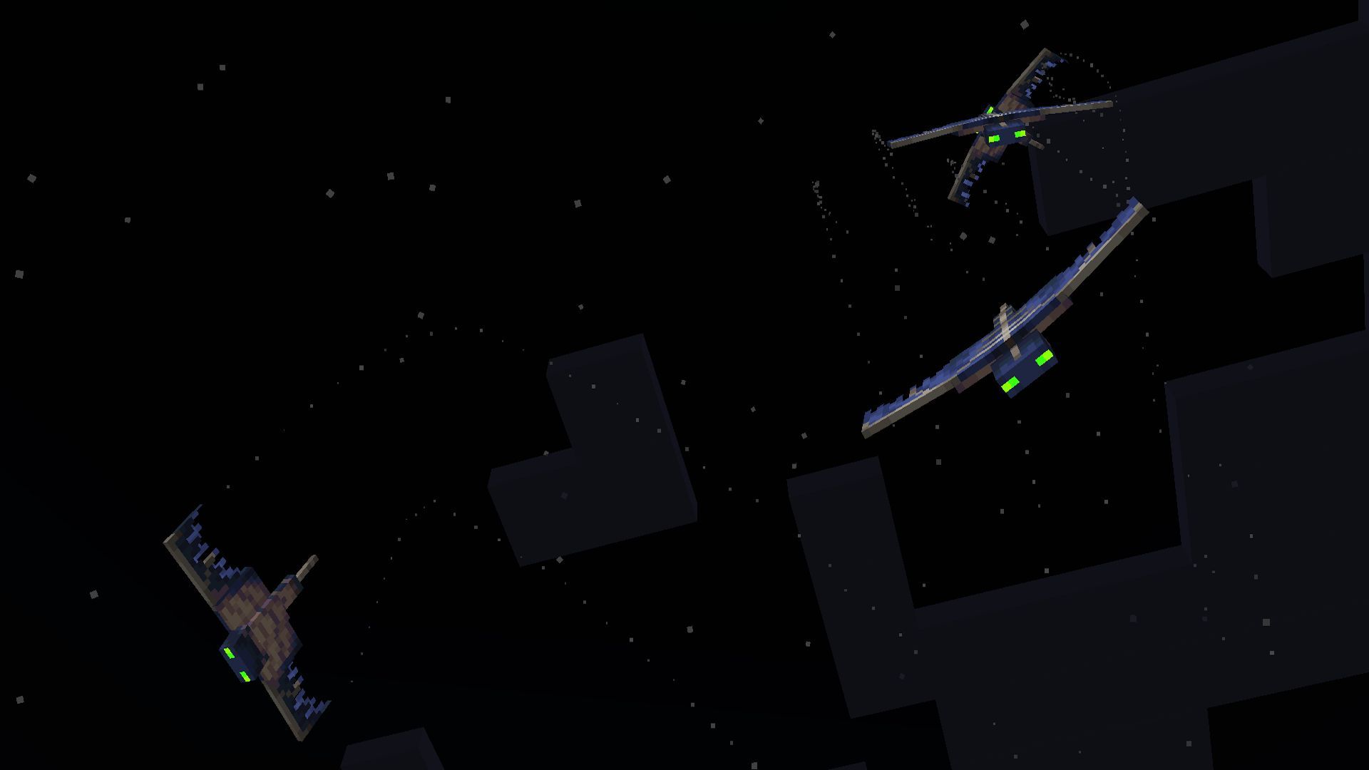 A group of phantoms harassing a player (Image via Mojang)